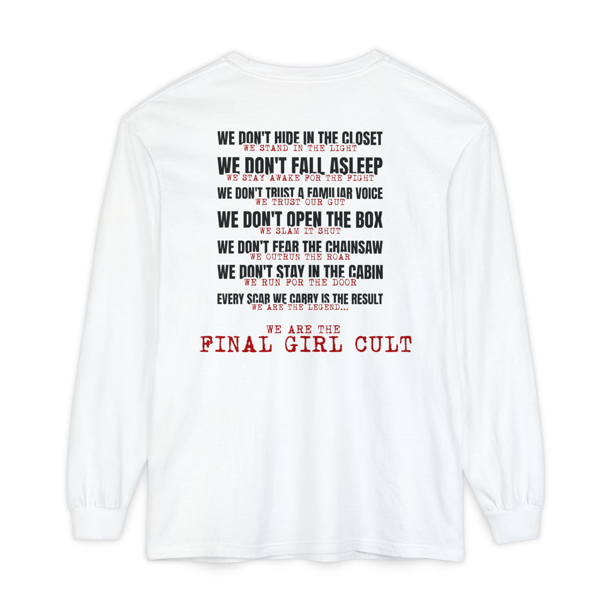 Creed | Final Girl Cult Long Sleeve