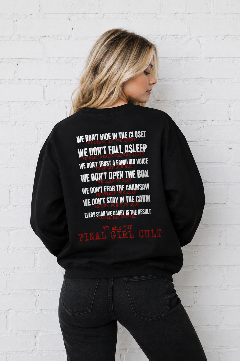 Creed | Final Girl Cult Crewneck