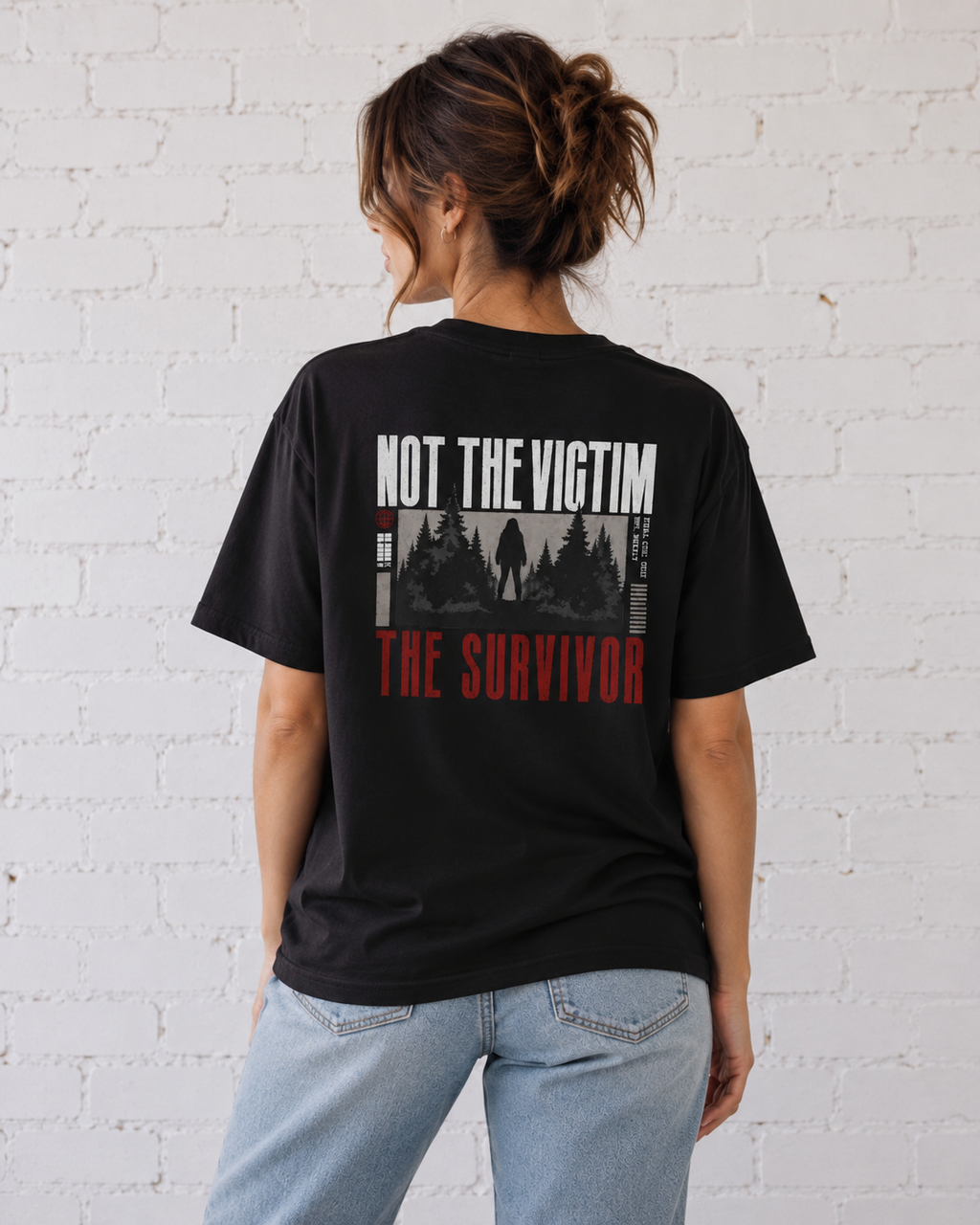 Not The Victim. The Survivor | Final Girl Cult T-Shirt