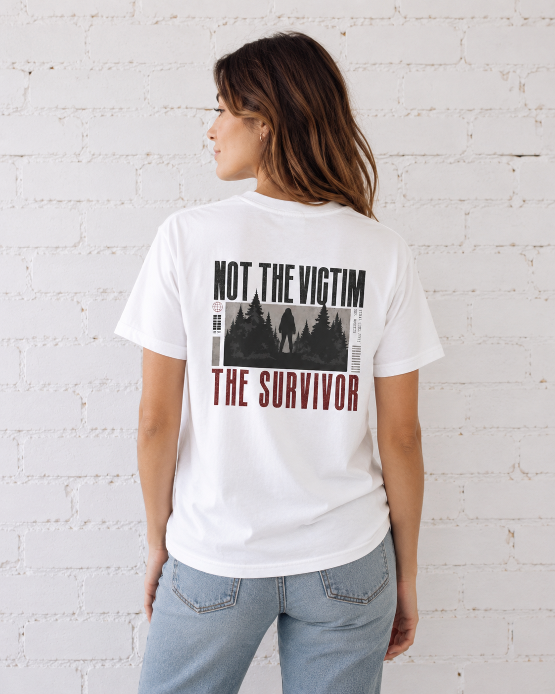 Not The Victim. The Survivor | Final Girl Cult T-Shirt