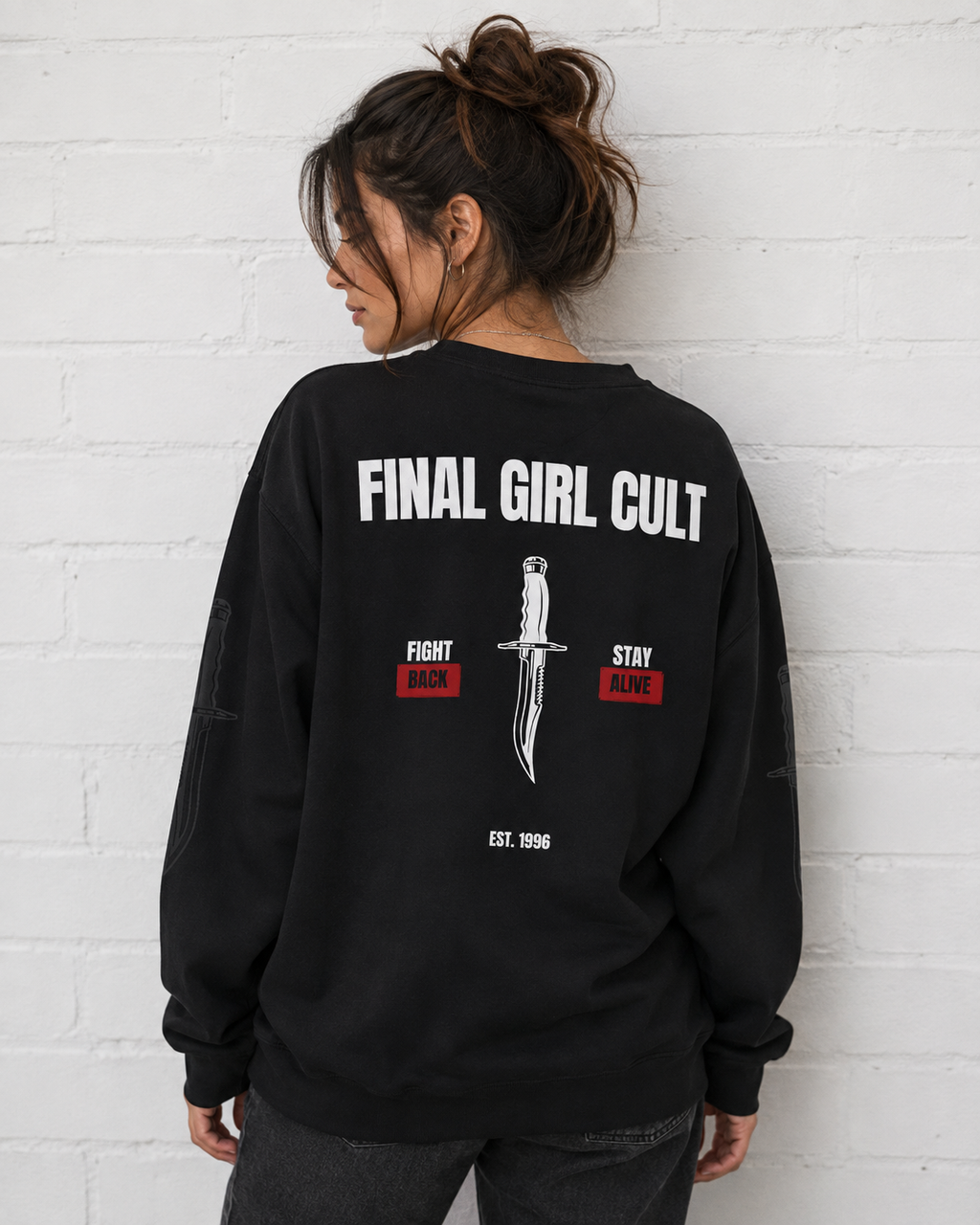 Fight Back | Stay Alive (1996) Crewneck