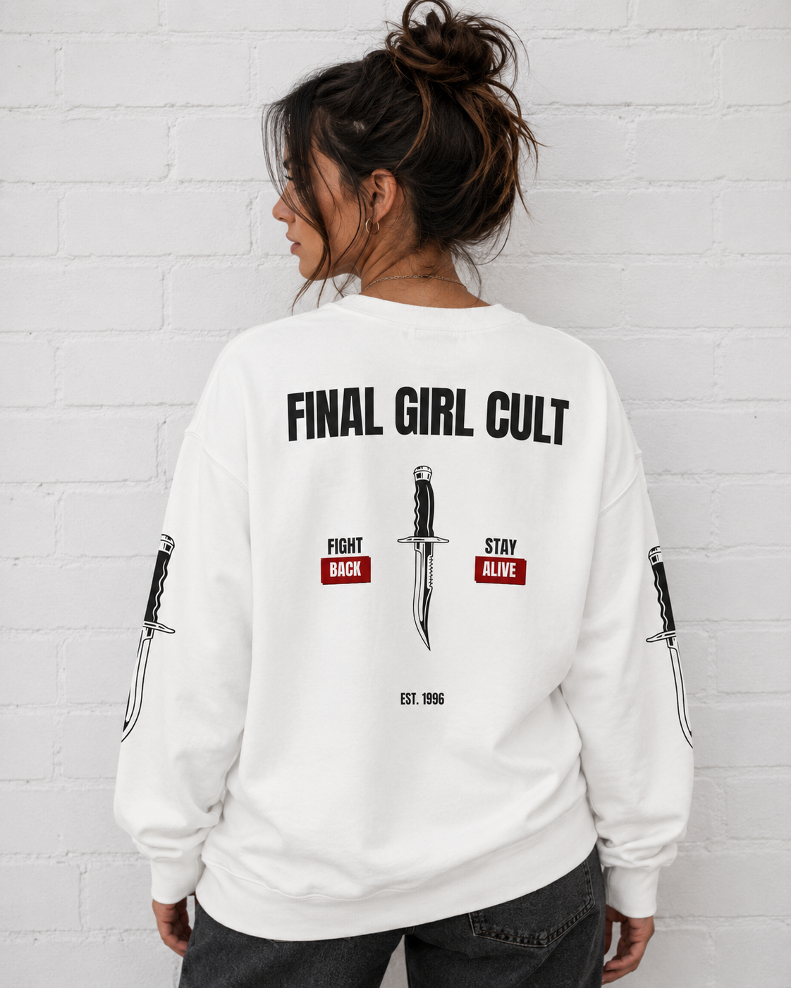 Fight Back | Stay Alive (1996) Crewneck