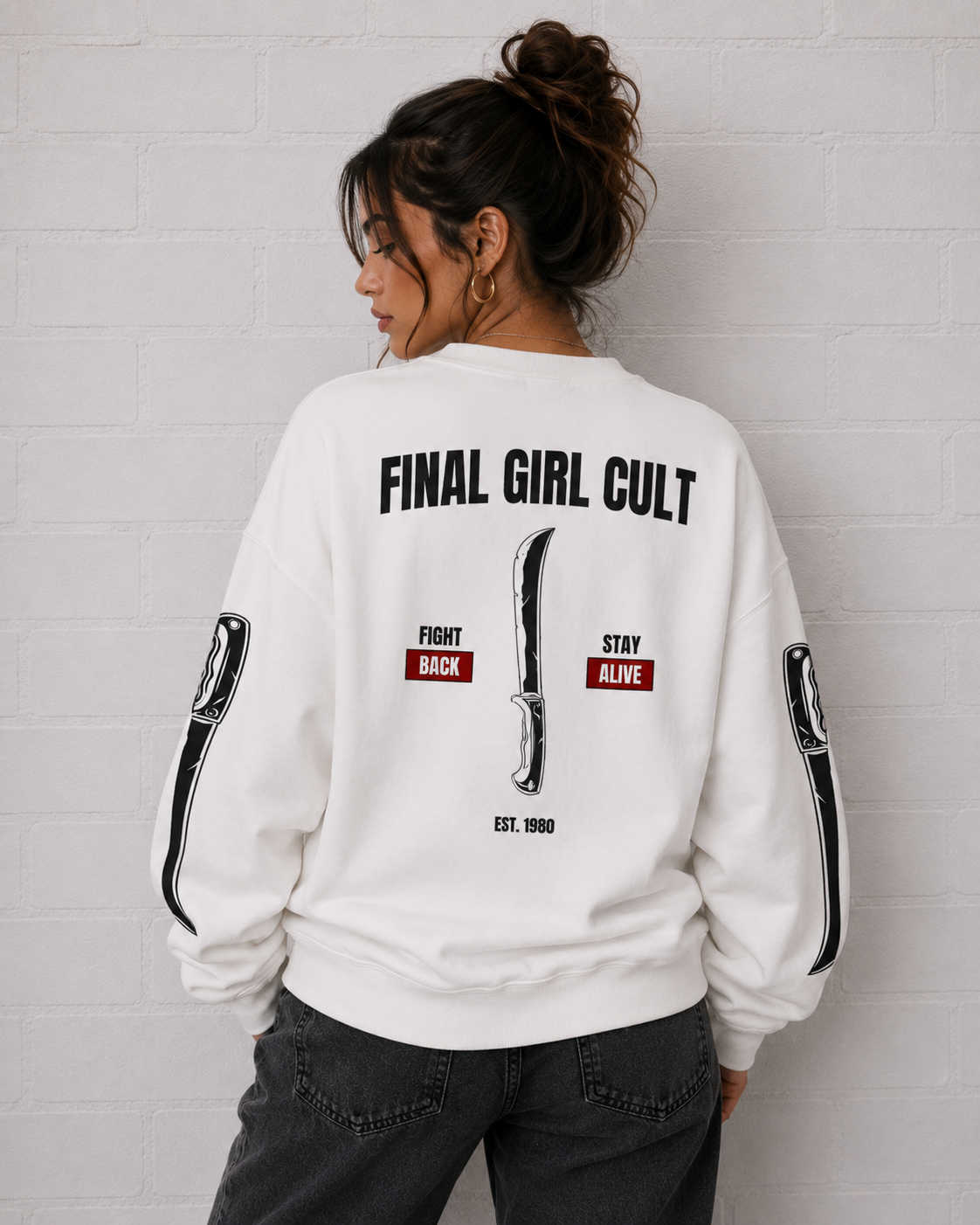 Fight Back | Stay Alive (1980) Crewneck