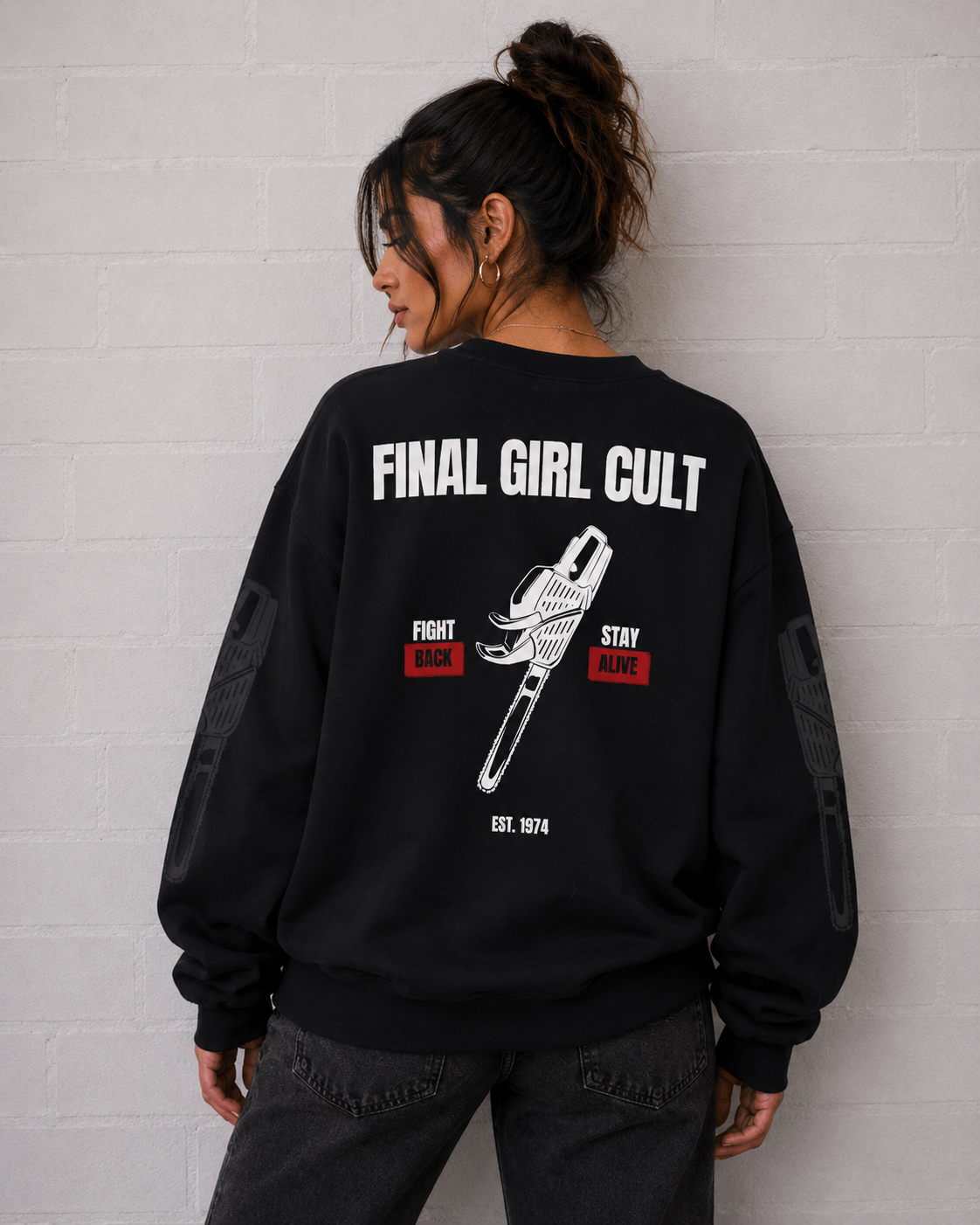 Fight Back | Stay Alive (1974) Crewneck