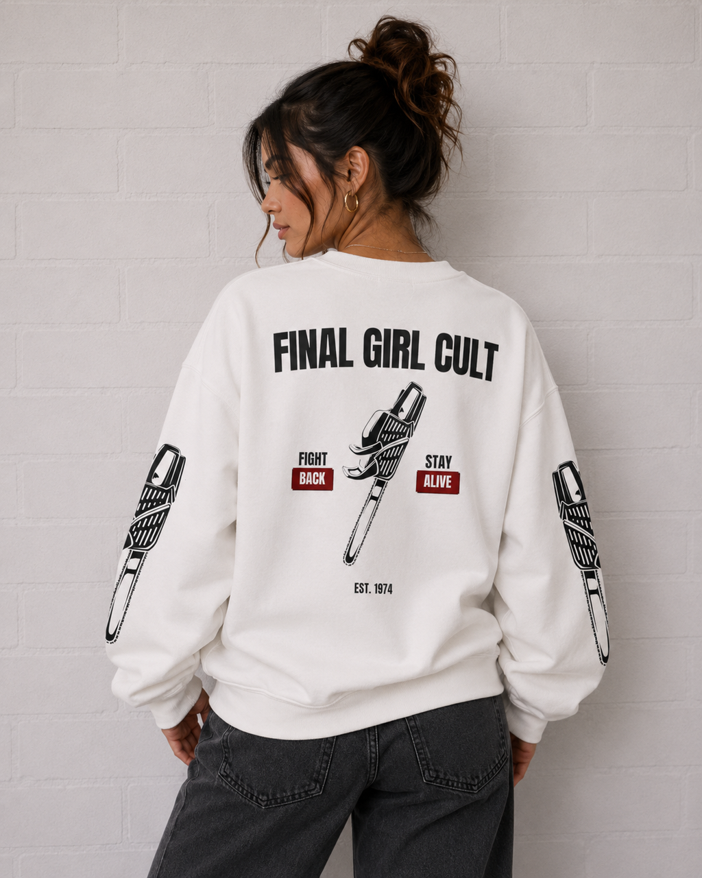 Fight Back | Stay Alive (1974) Crewneck