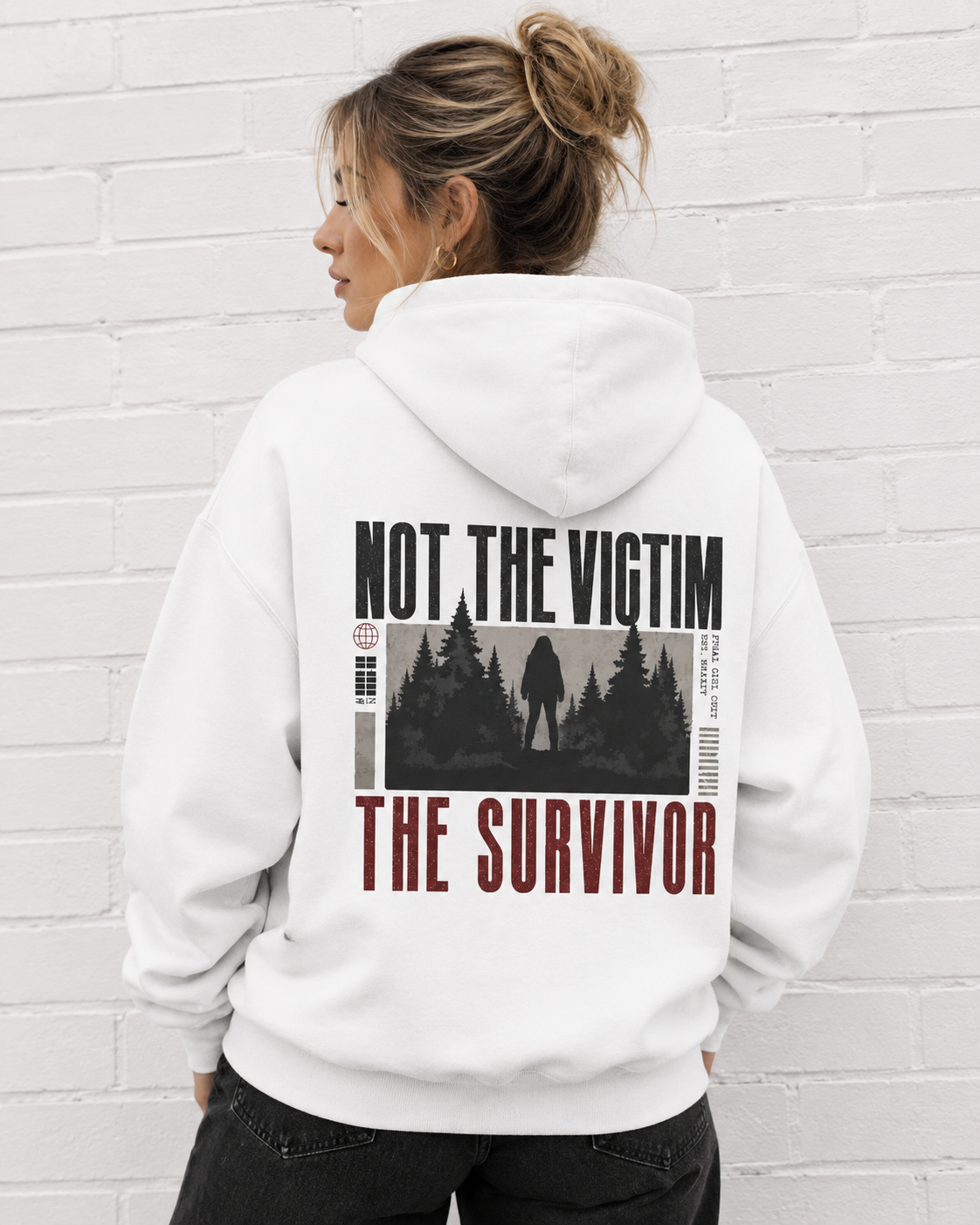 Not The Victim. The Survivor | Final Girl Cult Hoodie