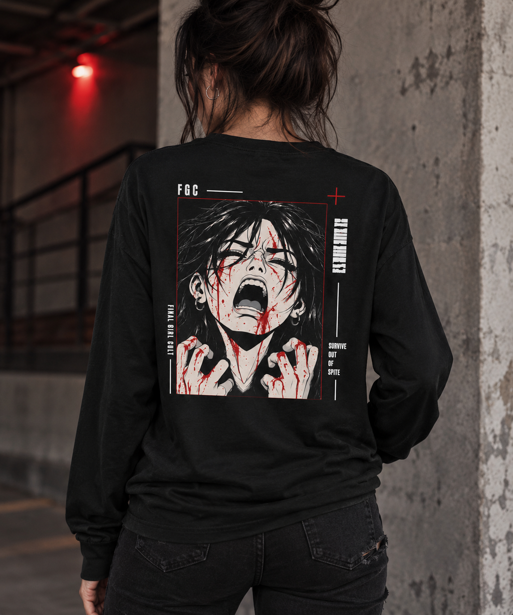 Survive Out Of Spite | Final Girl Long Sleeve T-Shirt