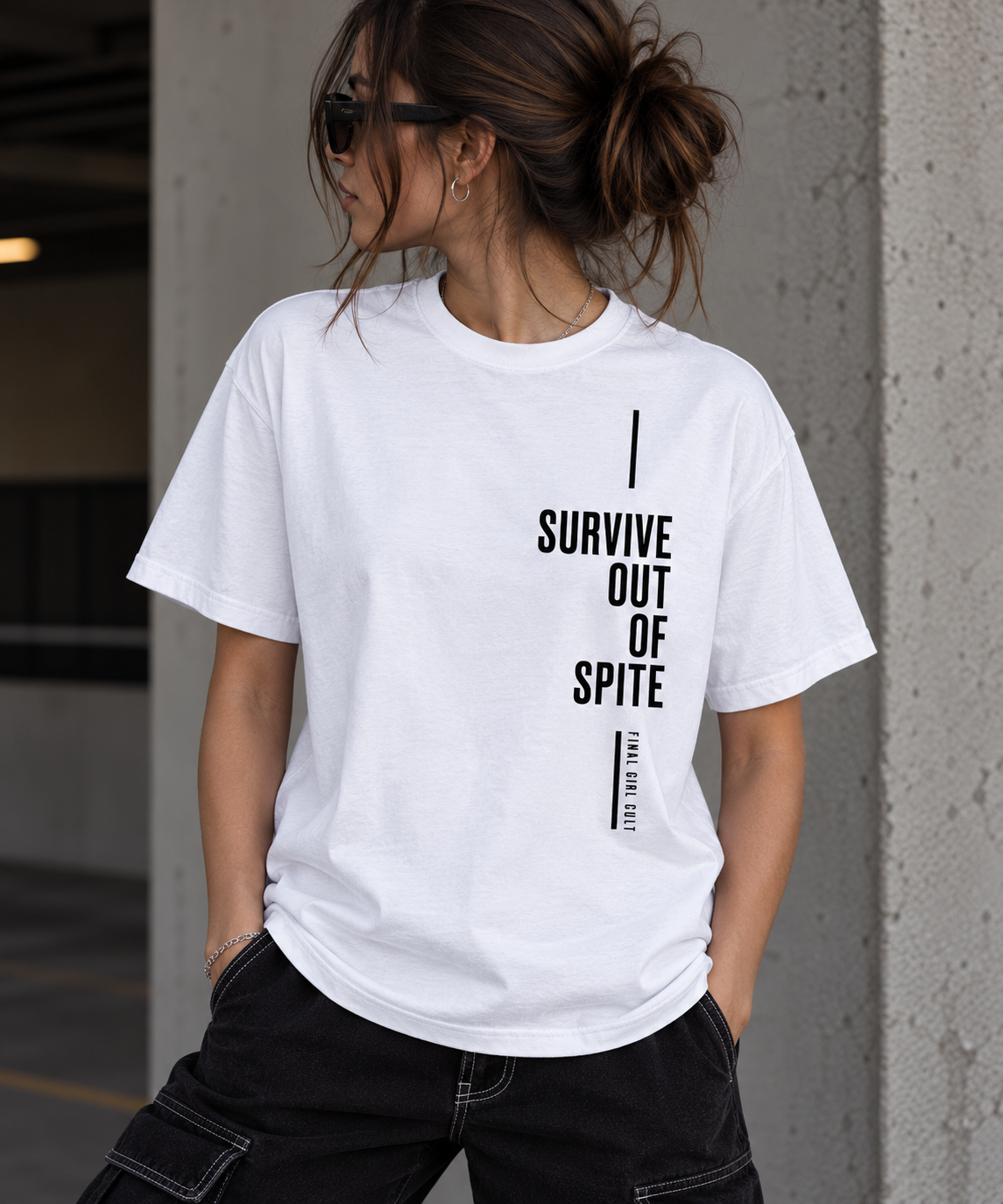 Survive Out Of Spite | Final Girl T-Shirt