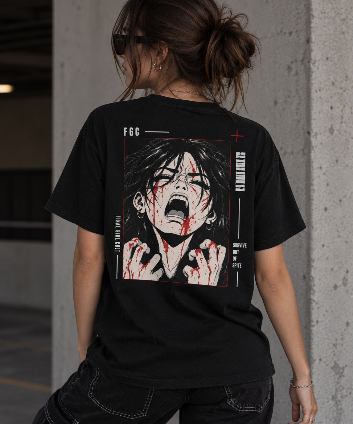Survive Out Of Spite | Final Girl T-Shirt