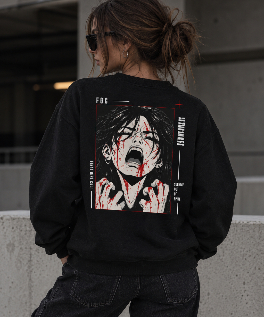 Survive Out Of Spite | Final Girl Cult Crewneck