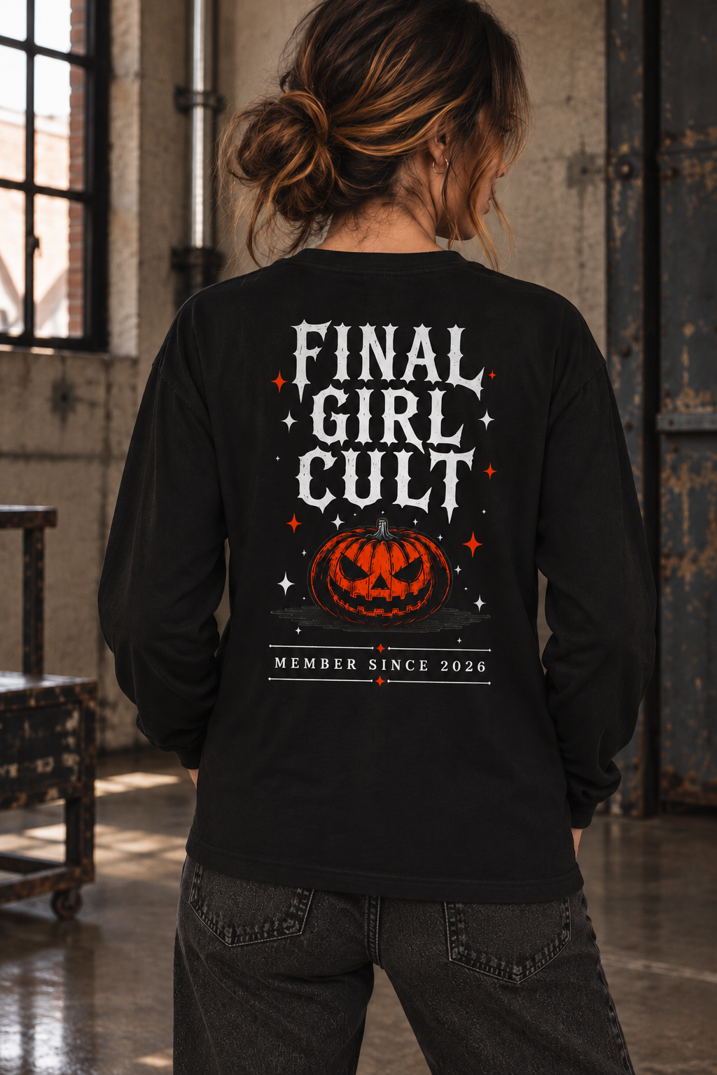 Happy Halloween | Final Girl Long Sleeve T-Shirt