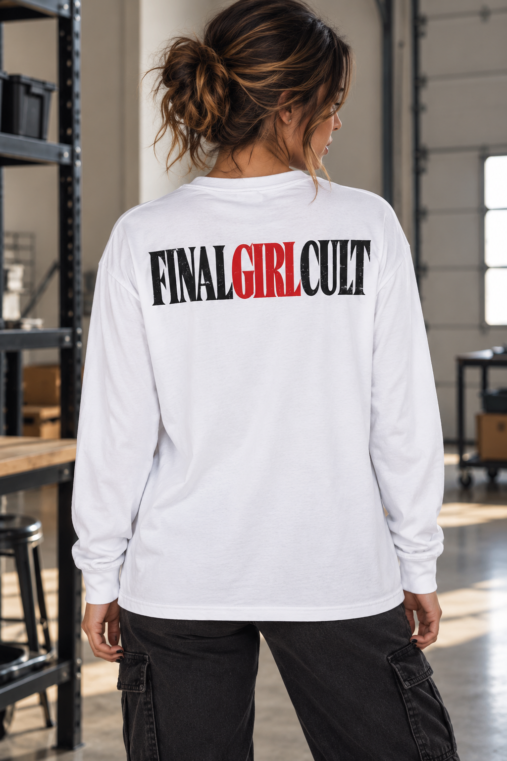 I'll Be Right Back | Final Girl Long Sleeve T-Shirt