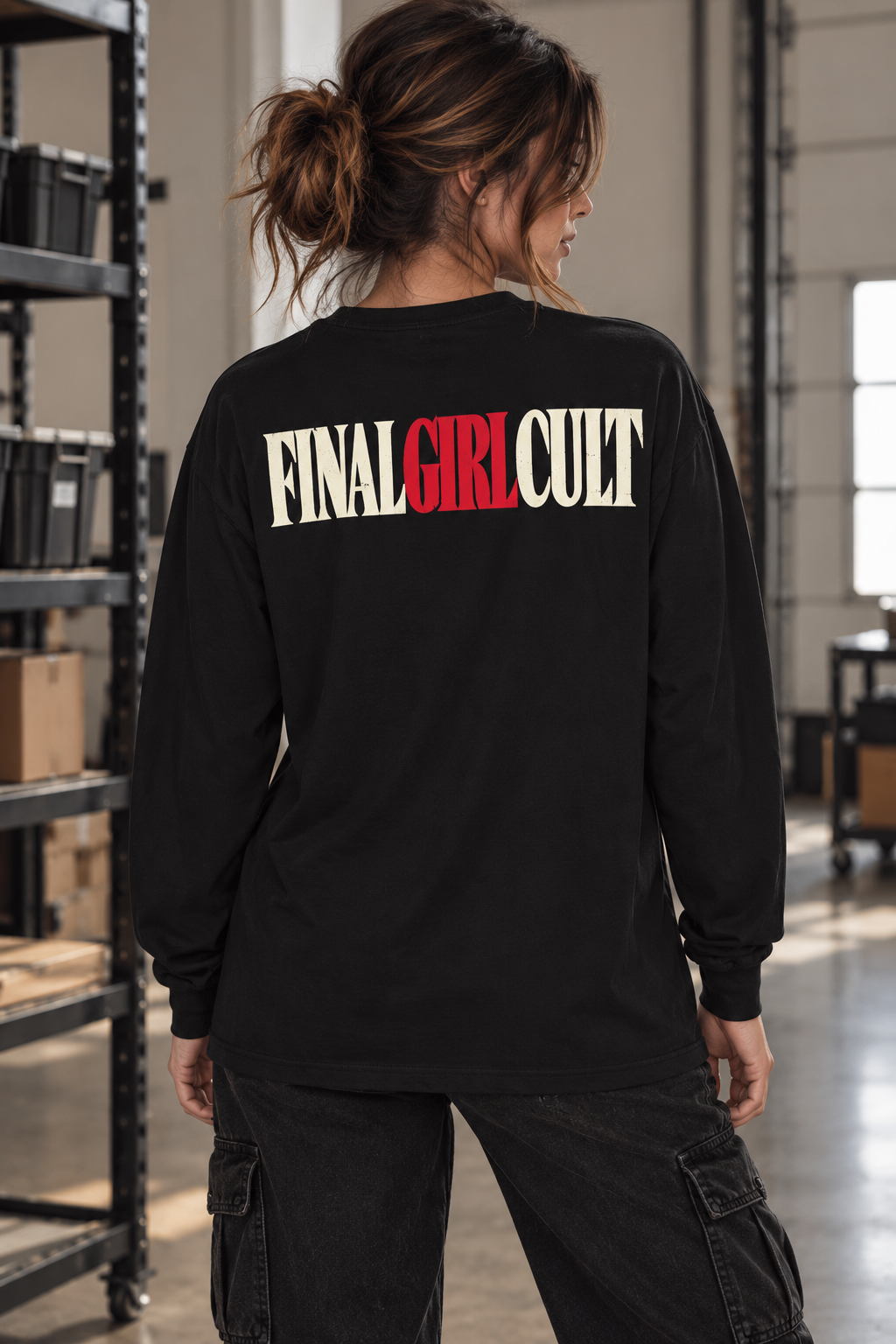 I'll Be Right Back | Final Girl Long Sleeve T-Shirt