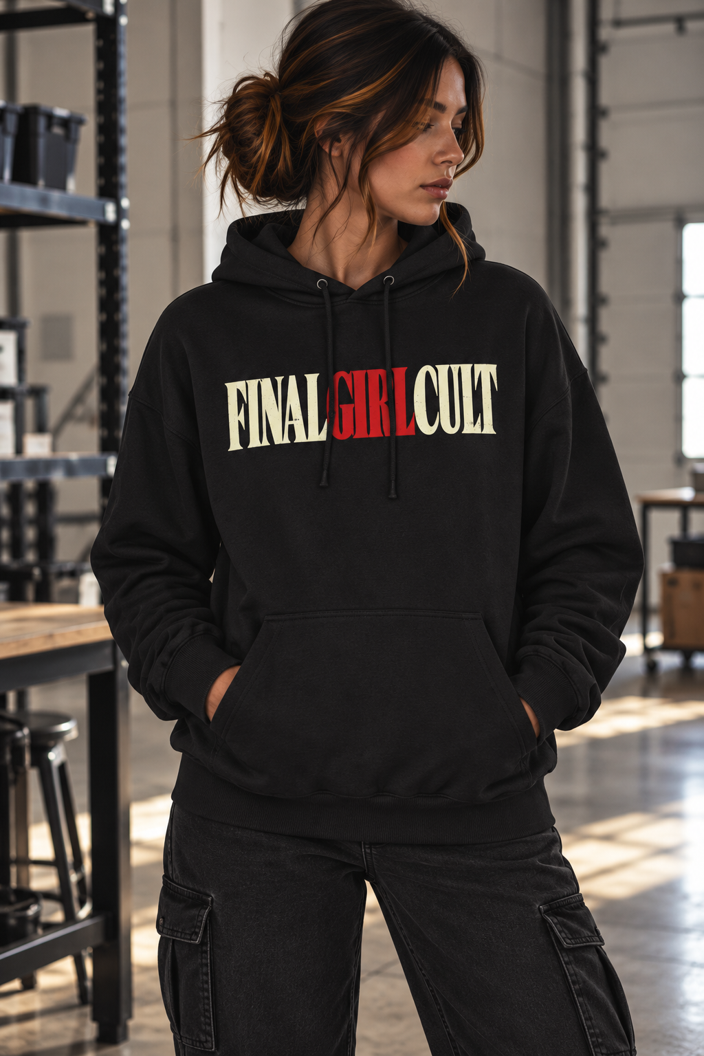 I'll Be Right Back I Final Girl Hoodie